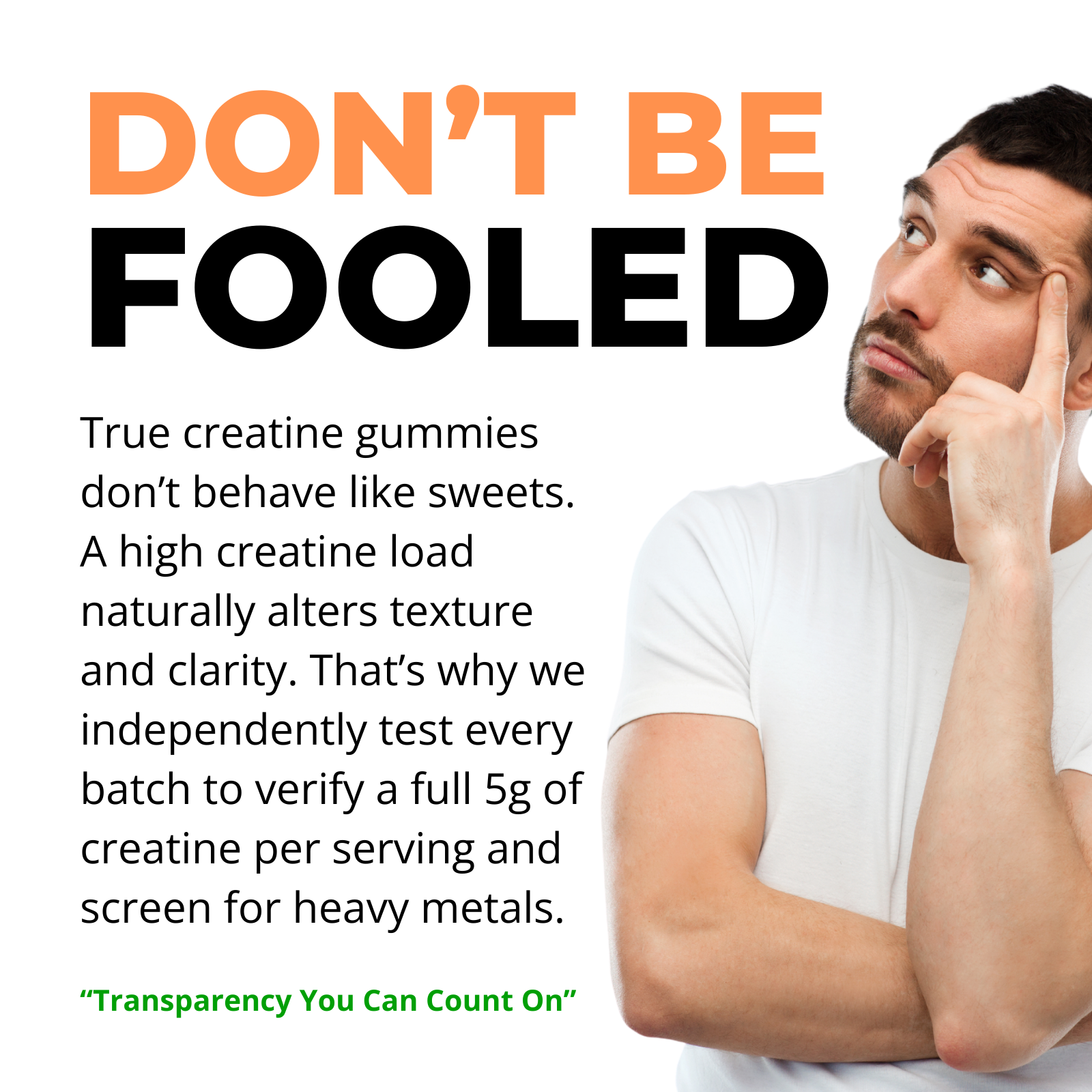 Creatine Monohydrate Gummies | 60 Gummies (15 x 5g servings)