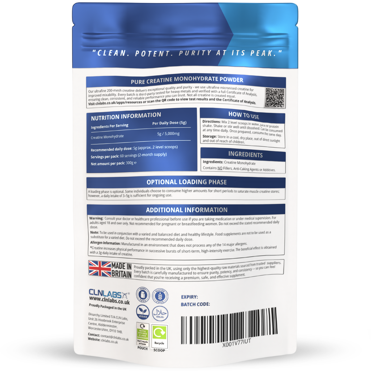 Creatine Monohydrate Powder